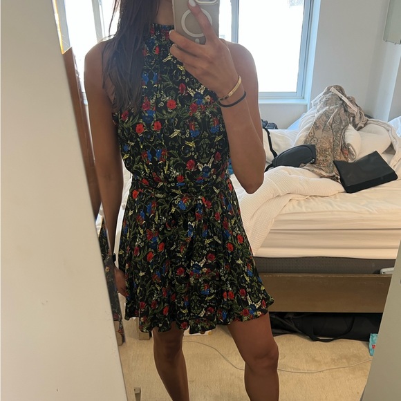 Alice + Olivia High Neck Mini Dress – Size Small - Picture 6 of 8